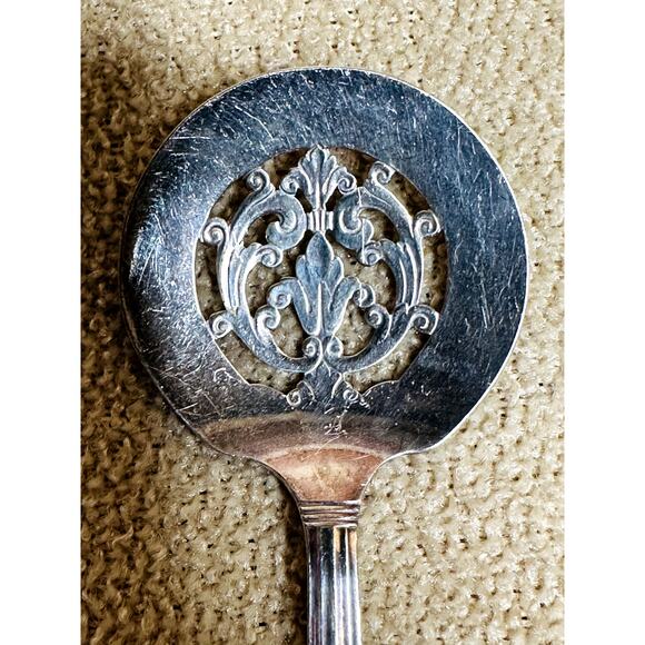 Vintage Community Plate Silverplate Coronation Bonbon Nut Casserole Server Spoon - Picture 4 of 6
